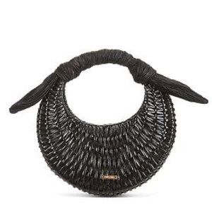 Cult Gaia Taja Mini Top Handle Bag Black